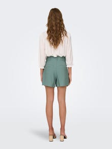ONLY Verjüngt Hohe Taille Shorts -Chinois Green - 15295616