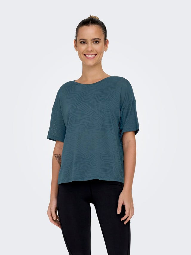 ONLY Loose Fit Round Neck Dropped shoulders T-Shirt - 15295655