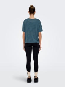 ONLY Loose Fit Round Neck Dropped shoulders T-Shirt -Orion Blue - 15295655