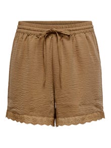 ONLY Regular Fit High waist Shorts -Toasted Coconut - 15295675