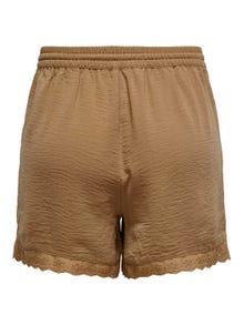 ONLY Shorts Corte regular Cintura alta -Toasted Coconut - 15295675