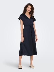 ONLY Midi dress with short sleeves -Sky Captain - 15295679