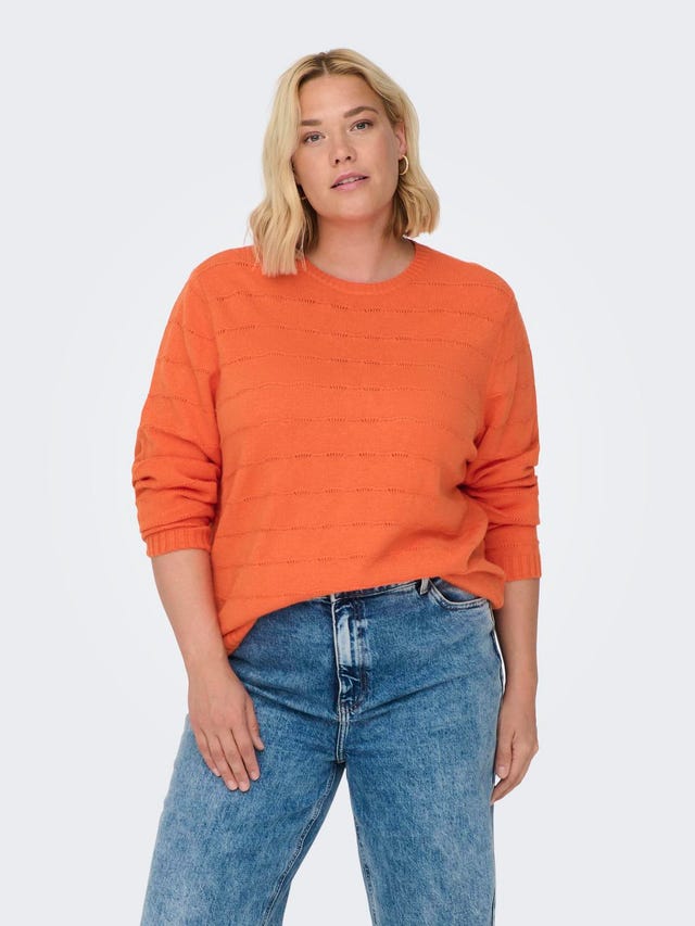 ONLY Rundhals Curve Pullover - 15295811