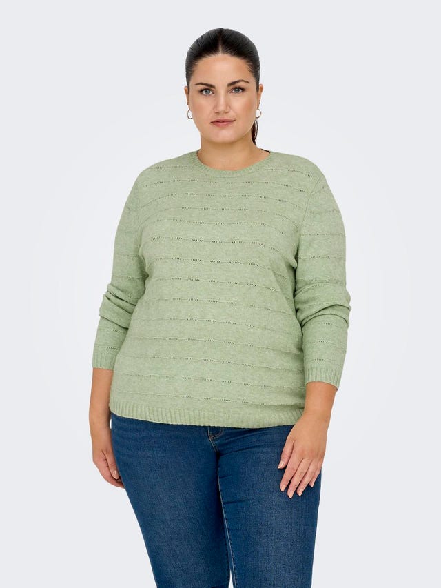 ONLY Curvy O-hals sweatshirt - 15295811