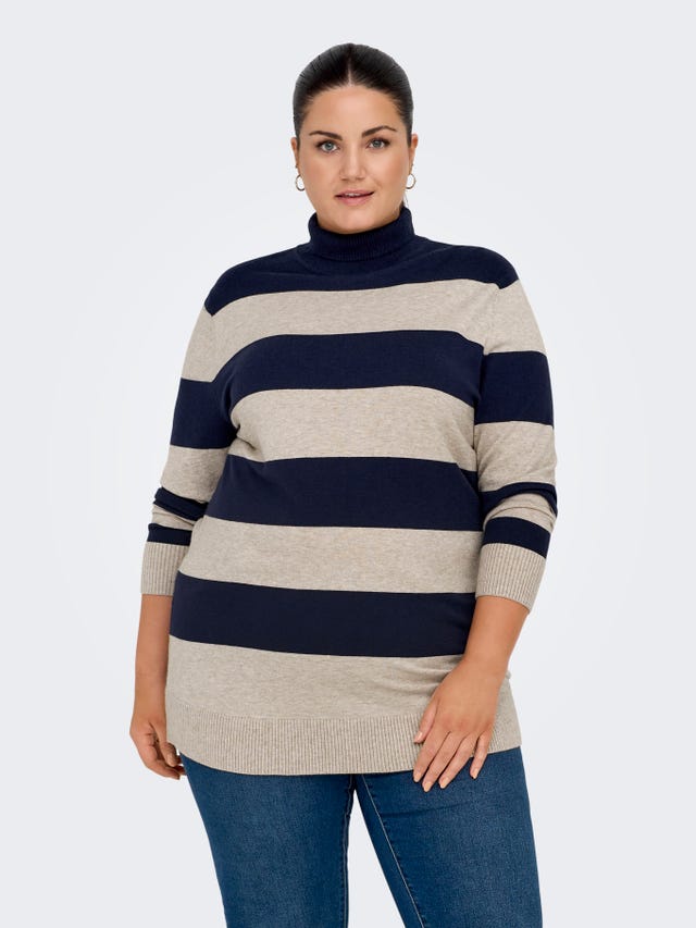 ONLY Roll neck Curve Pullover - 15295819