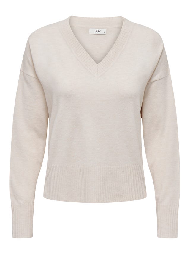 ONLY V-neck knitted pullover - 15295892