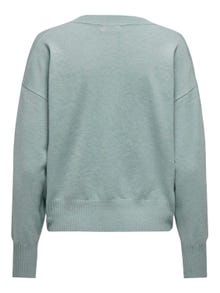 ONLY Pull-overs Col en V Épaules tombantes -Abyss - 15295892