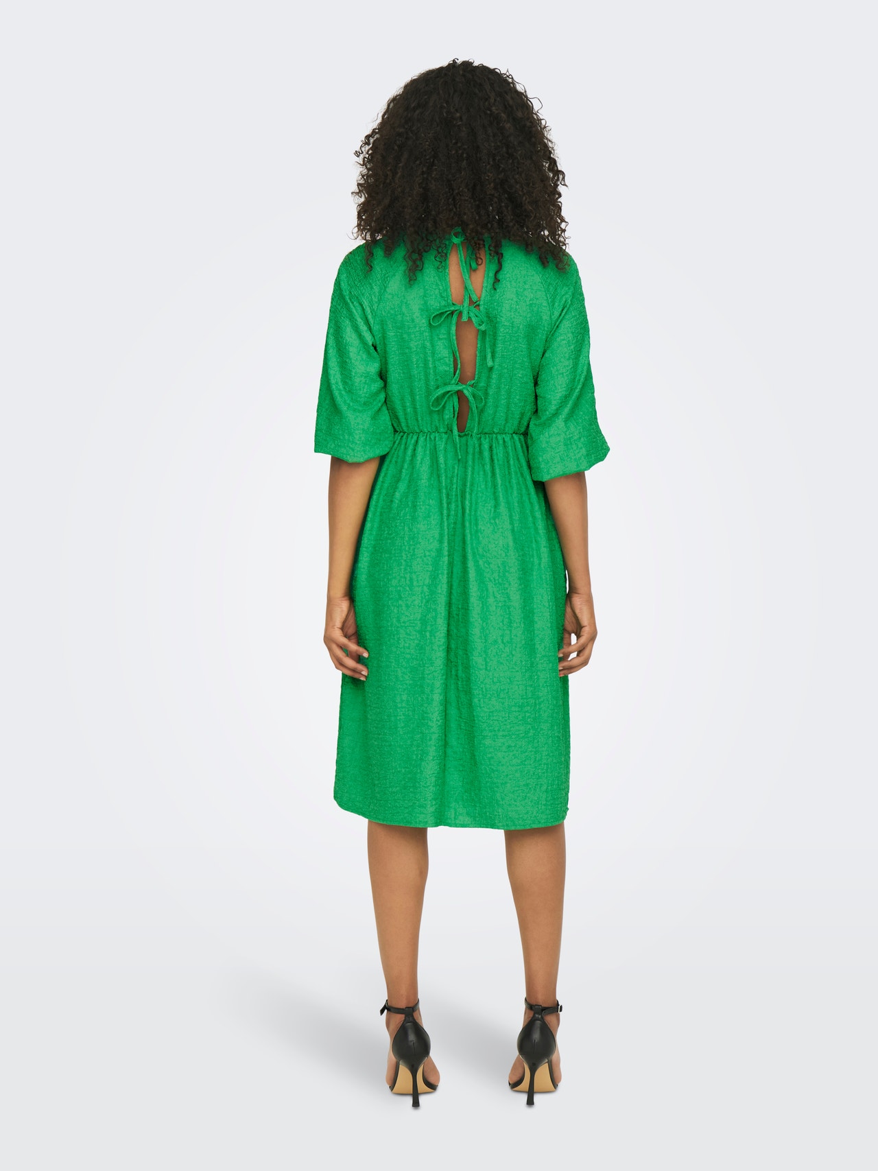 ONLY Box Fit Camisole Balloon sleeves Midi dress -Green Bee - 15295907