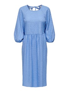 ONLY Robe midi Boxy Fit Débardeur Manches ballons -Provence - 15295907