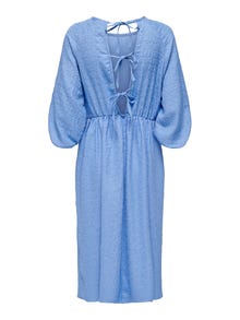 ONLY Robe midi Boxy Fit Débardeur Manches ballons -Provence - 15295907