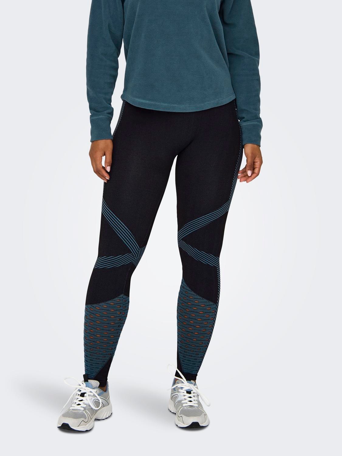 ONLY Seamless training leggings -Black - 15295910