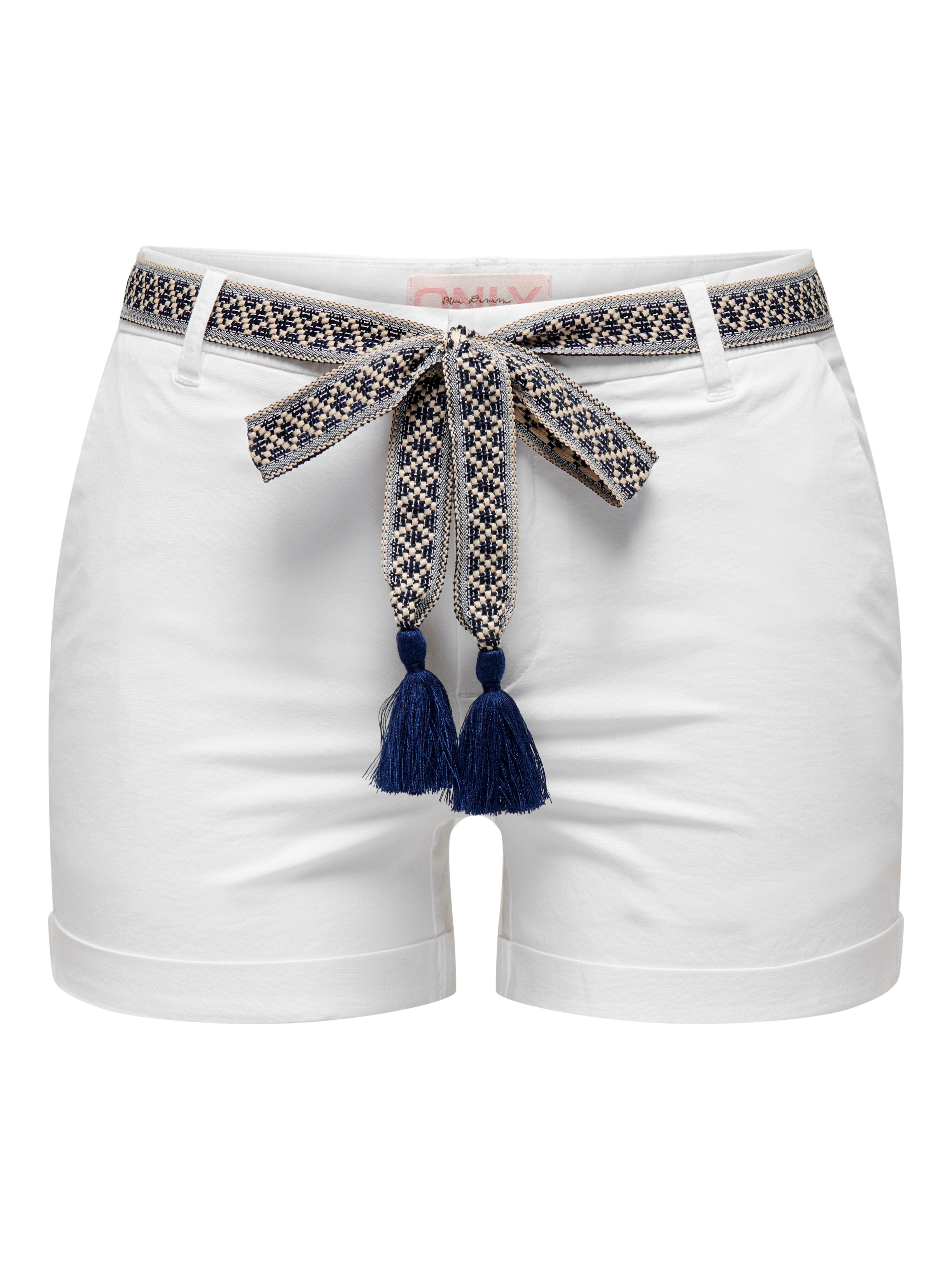 Thumbnail - Onlgeorgia Hohe Taille Normal Geschnitten Shorts