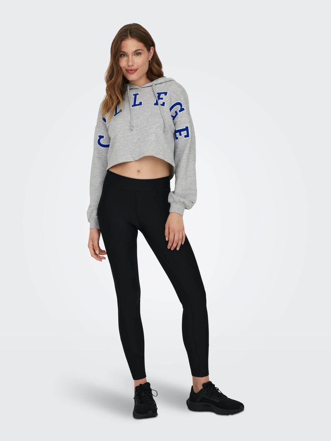 Cropped store sports hoodie