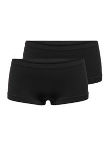 ONLY 2 pack hipsters -Black - 15296004