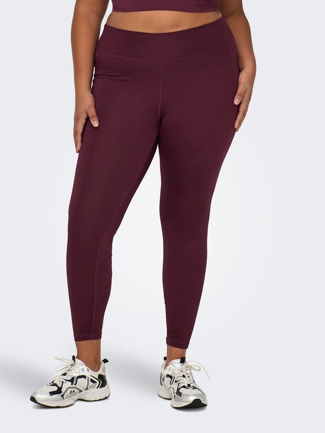 ONLY Leggings Tight Fit Taille haute Curve - 15296036