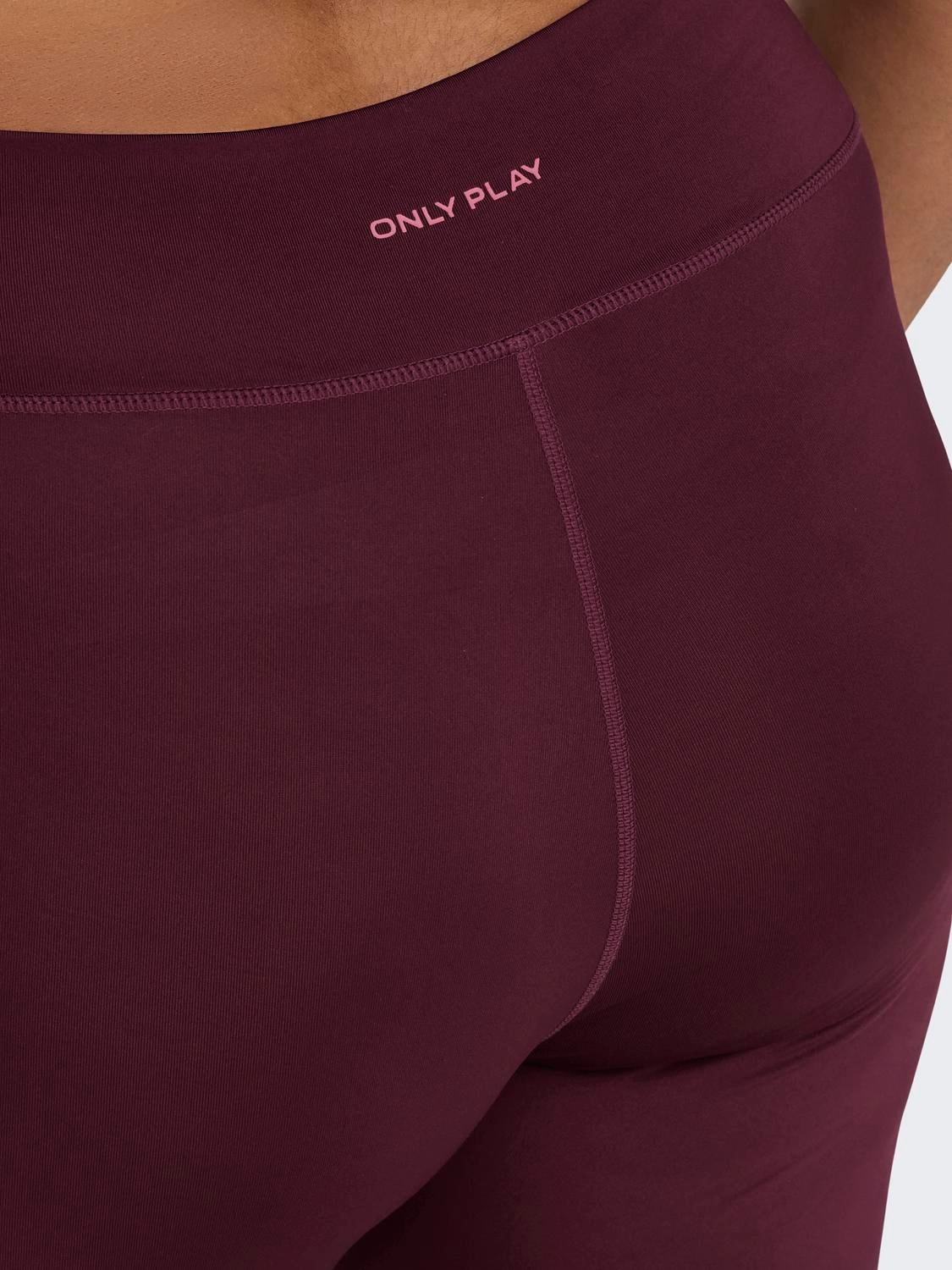 ONLY Curvy training tights -Windsor Wine - 15296036