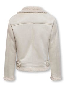 ONLY Sherpa jacket -Pumice Stone - 15296052