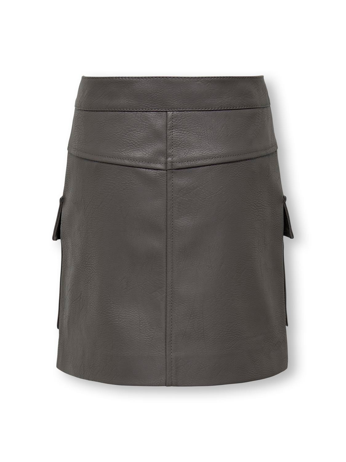 ONLY Mid waist Short skirt -Plum Kitten - 15296068