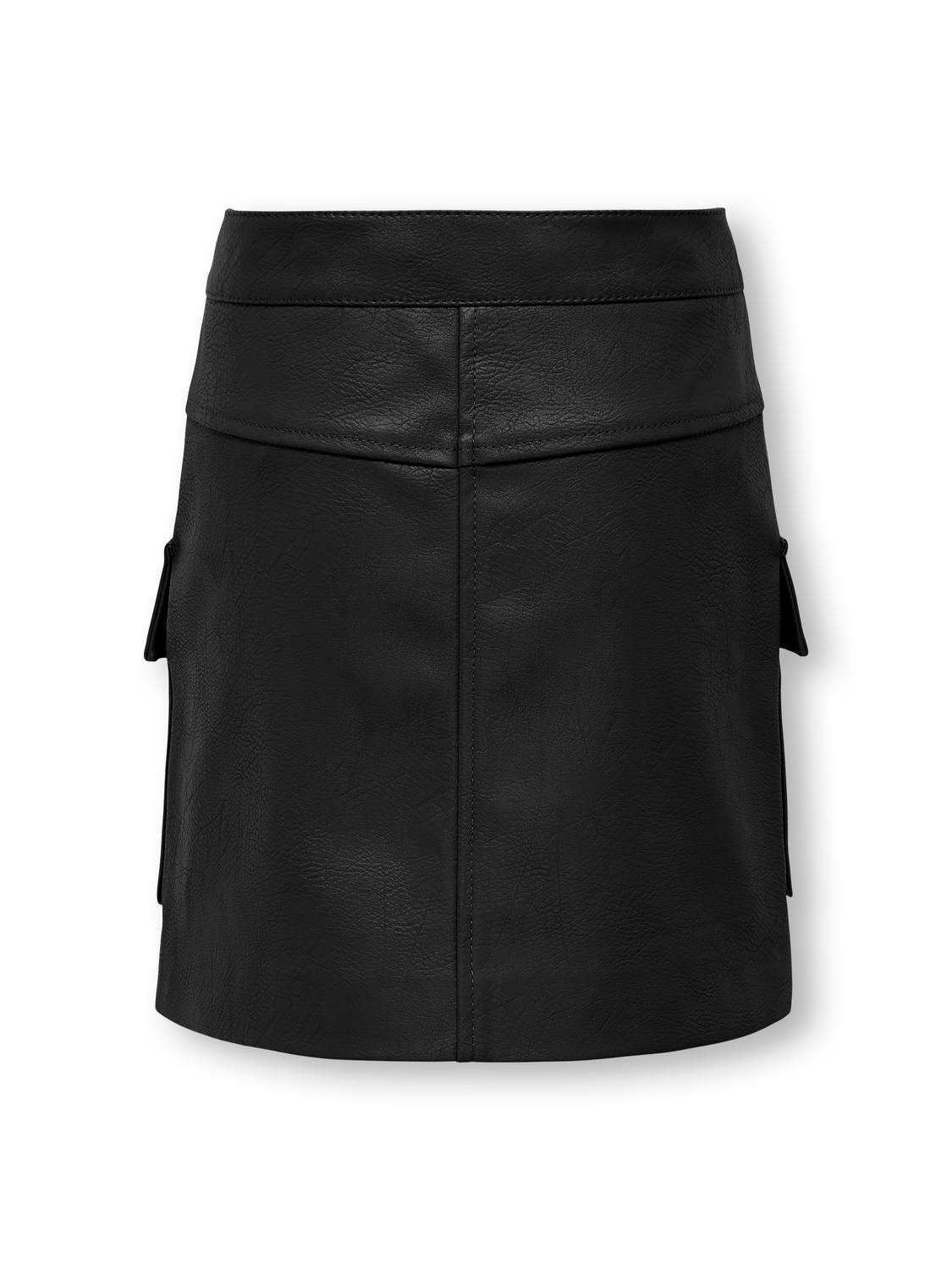 ONLY Mid waist Short skirt -Black - 15296068