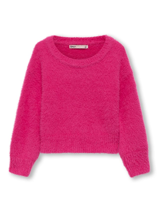 ONLY Mini o-neck knitted pullover - 15296169