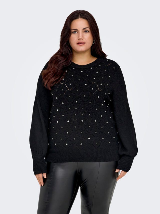 ONLY Rundhals Curve Pullover - 15296170