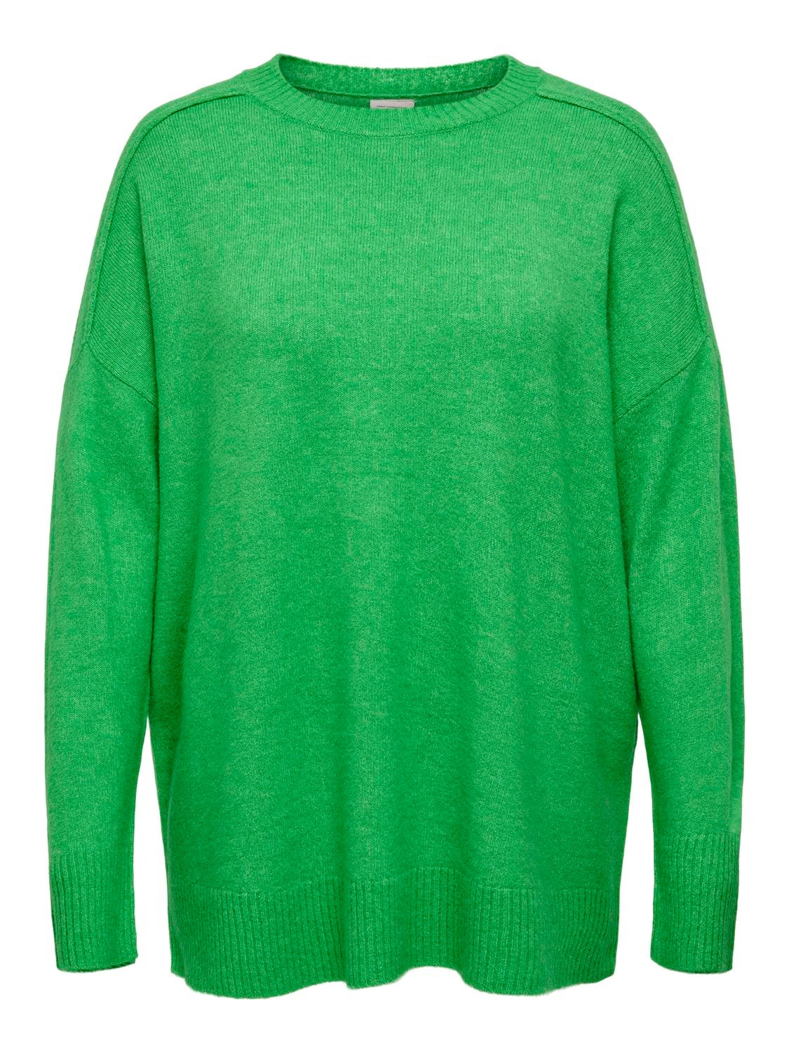 ONLY O-hals Curve Pullover -Island Green - 15296177
