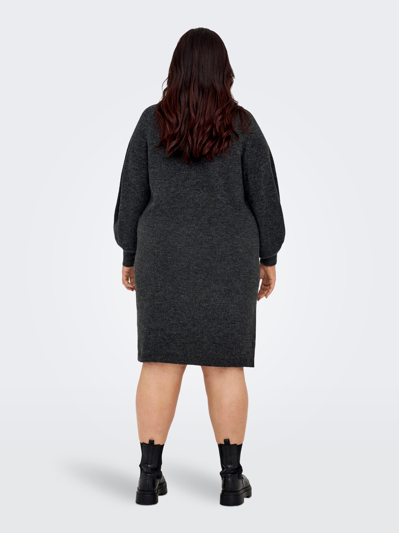 ONLY CAREMILIA Kurzes Kleid -Dark Grey Melange - 15296183