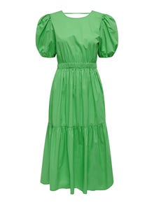 ONLY Robe longue Regular Fit Col rond -Vibrant Green - 15296213