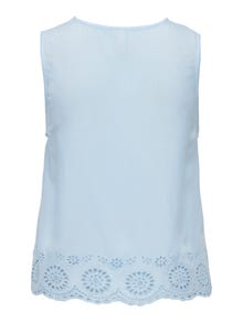 ONLY Tops Regular Fit Col en V -Clear Sky - 15296317