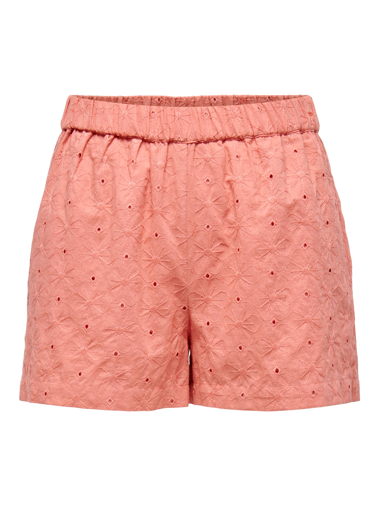 ONLY Detailed loose fit shorts -Coral Haze - 15296332