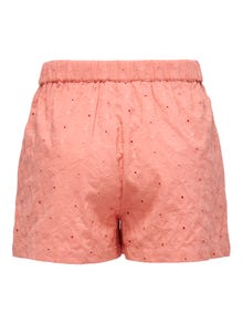 ONLY Shorts Corte regular Dobladillos arremangados -Coral Haze - 15296332