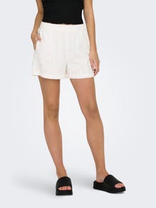 ONLY Regular Fit Fold-up hems Shorts -Cloud Dancer - 15296332