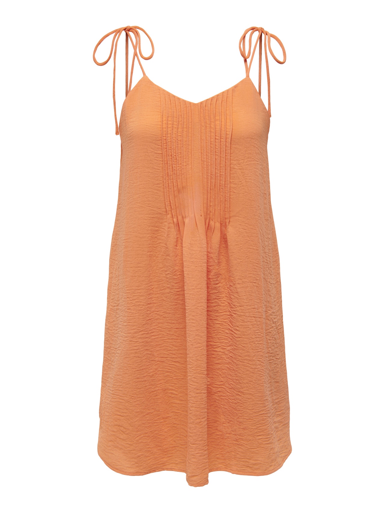 ONLY Regular Fit V-Neck Short dress -Autumn Sunset - 15296339