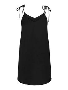 ONLY Regular Fit V-Neck Short dress -Black - 15296339