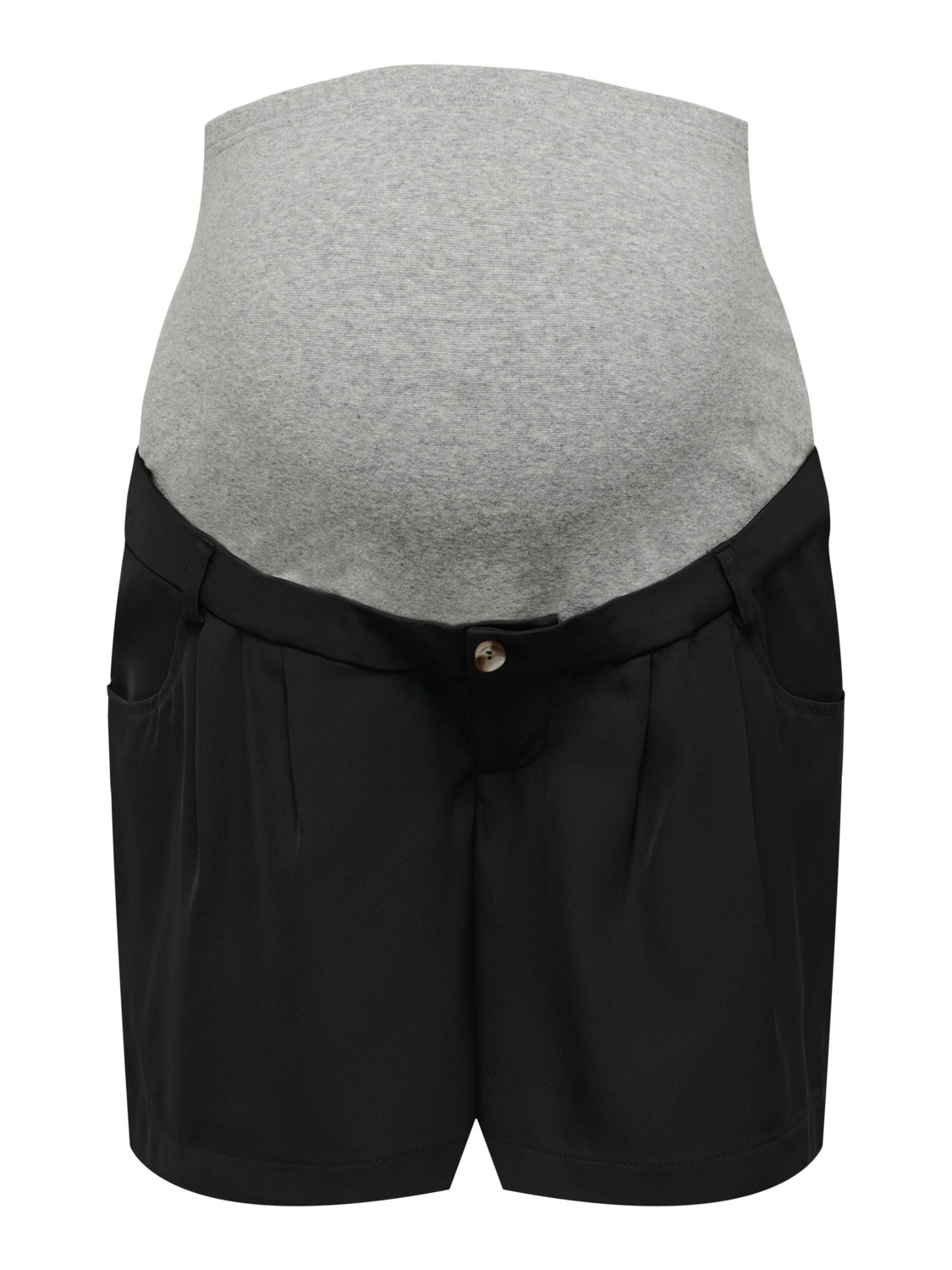 ONLY Locker geschnitten Hohe Taille Maternity Shorts -Black - 15296449