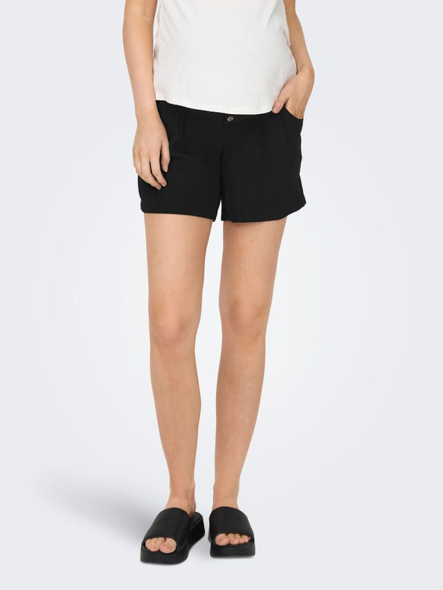ONLY Shorts Relaxed Fit Taille haute Grossesse - 15296449