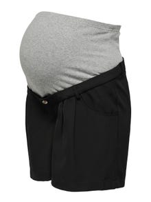 ONLY Locker geschnitten Hohe Taille Maternity Shorts -Black - 15296449