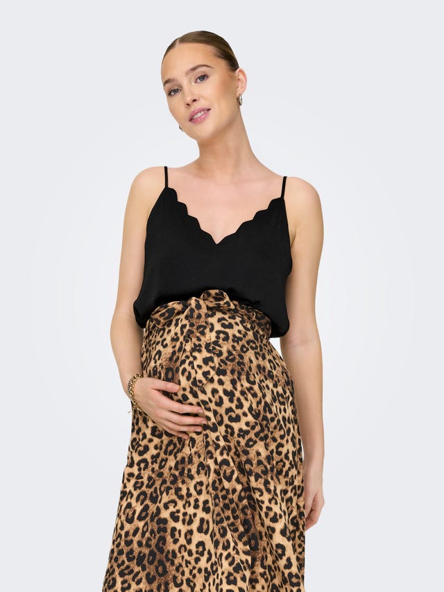 ONLY Regular Fit O-hals Maternity Topp - 15296467