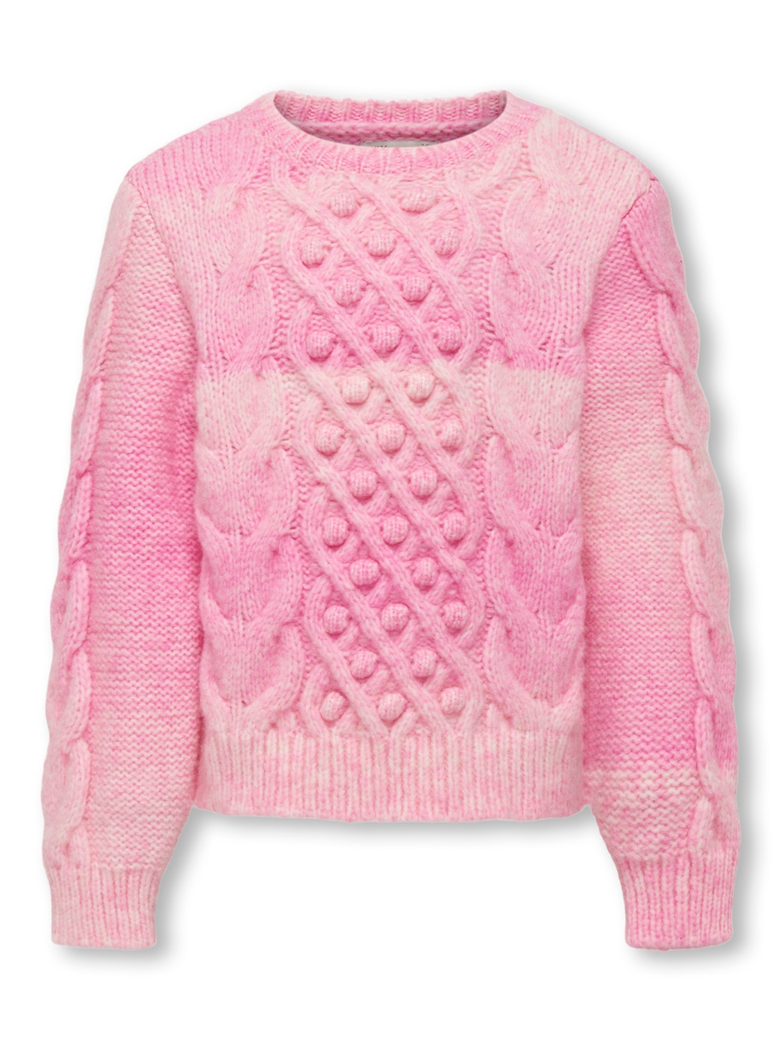 ONLY o-neck knitted pullover -Azalea Pink - 15296492