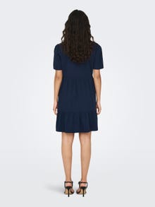ONLY Regular Fit V-Neck Short dress -Sky Captain - 15296494