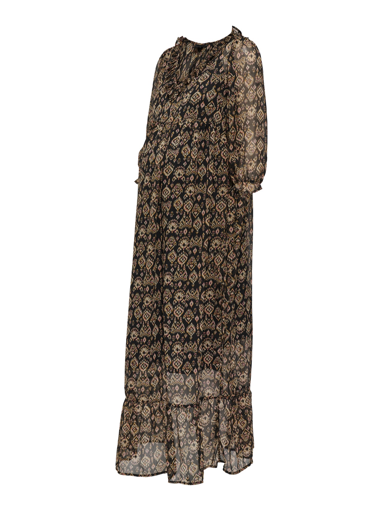 ONLY Regular Fit V-Neck Long dress -Tap Shoe - 15296506