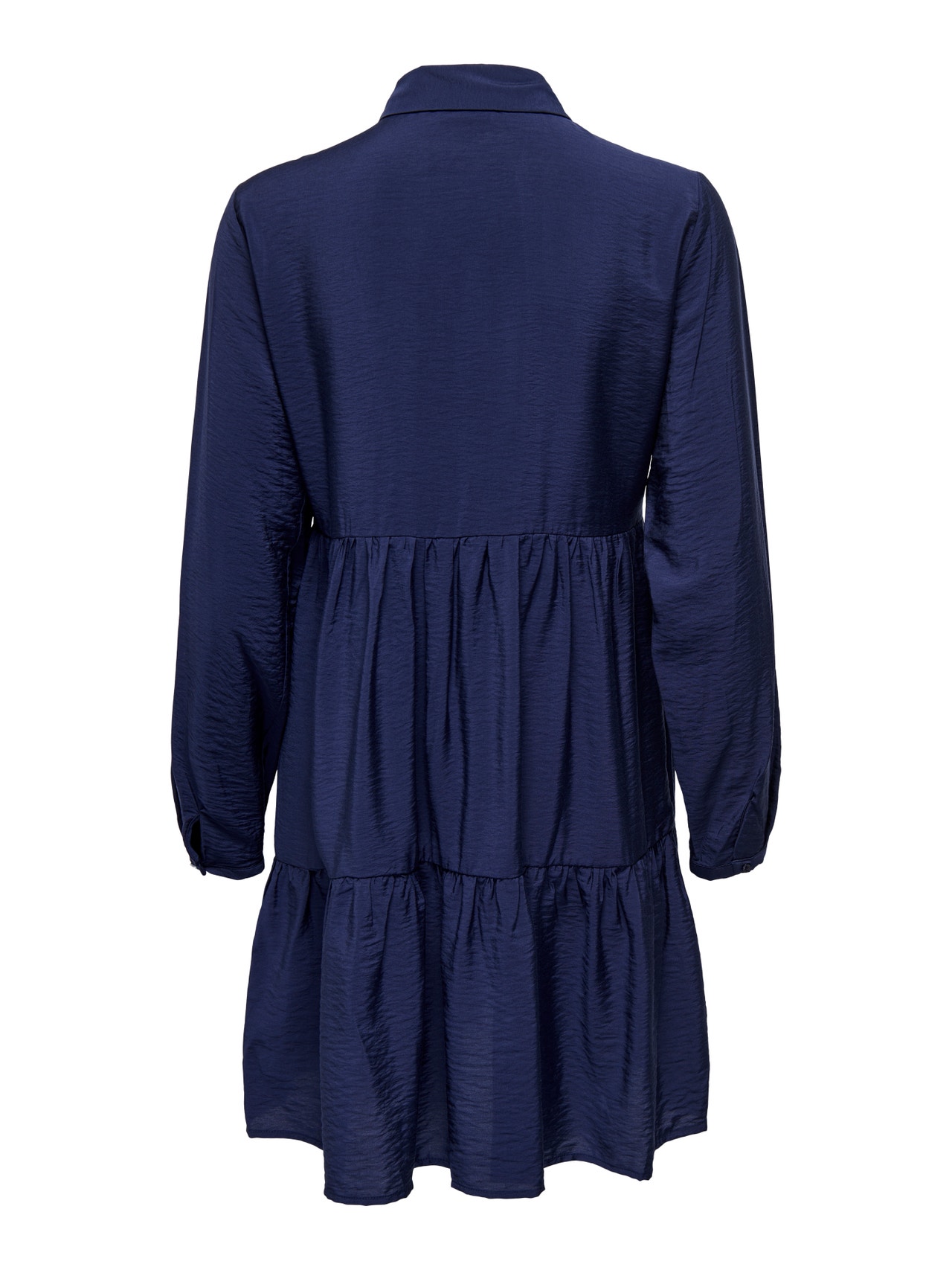 ONLY Normal passform Skjortkrage Graviditet Kort klänning -Evening Blue - 15296535