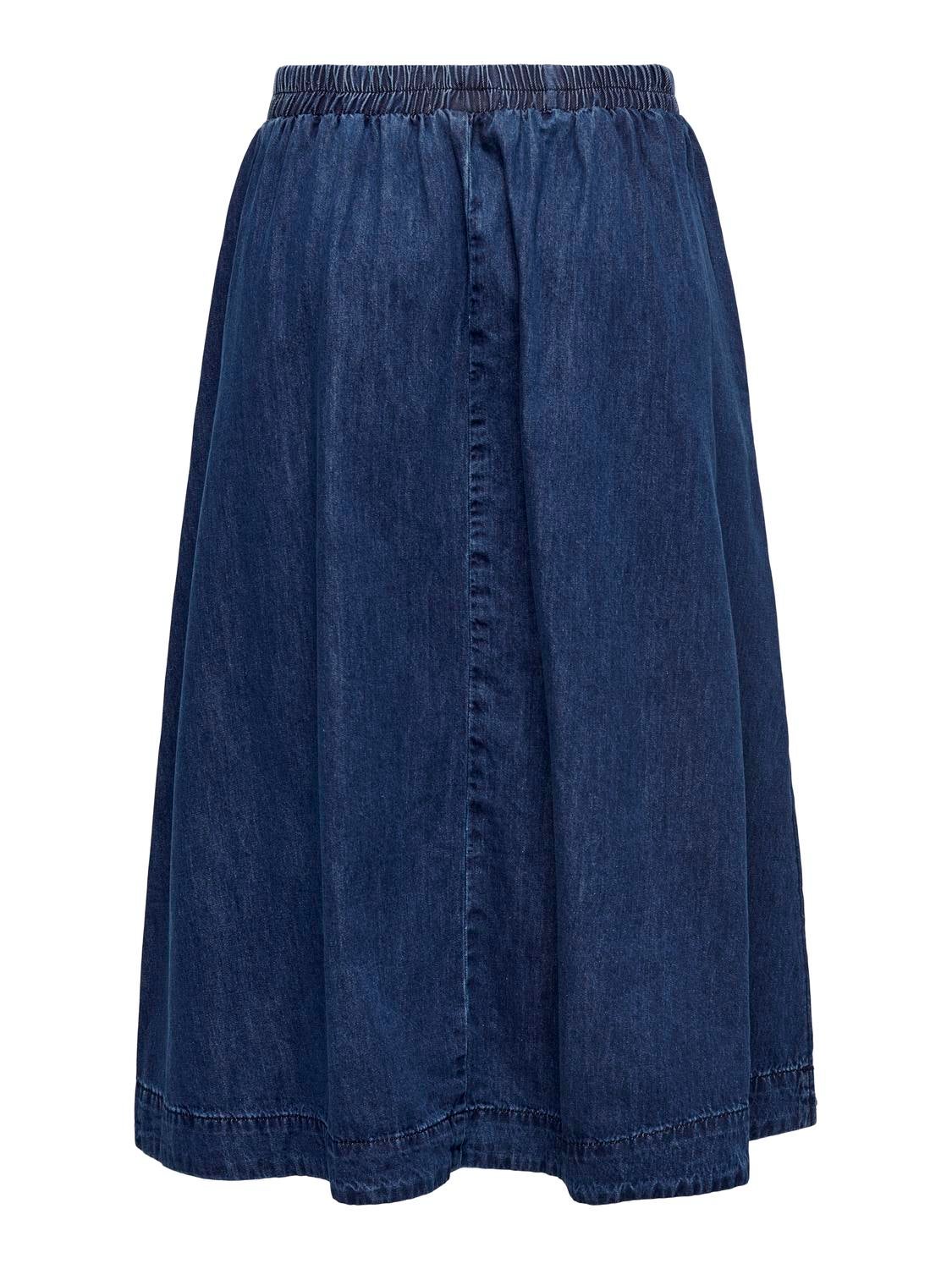 Mid length hotsell denim skirts king