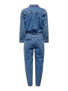 ONLY Denim jumpsuit -Medium Blue Denim - 15296625
