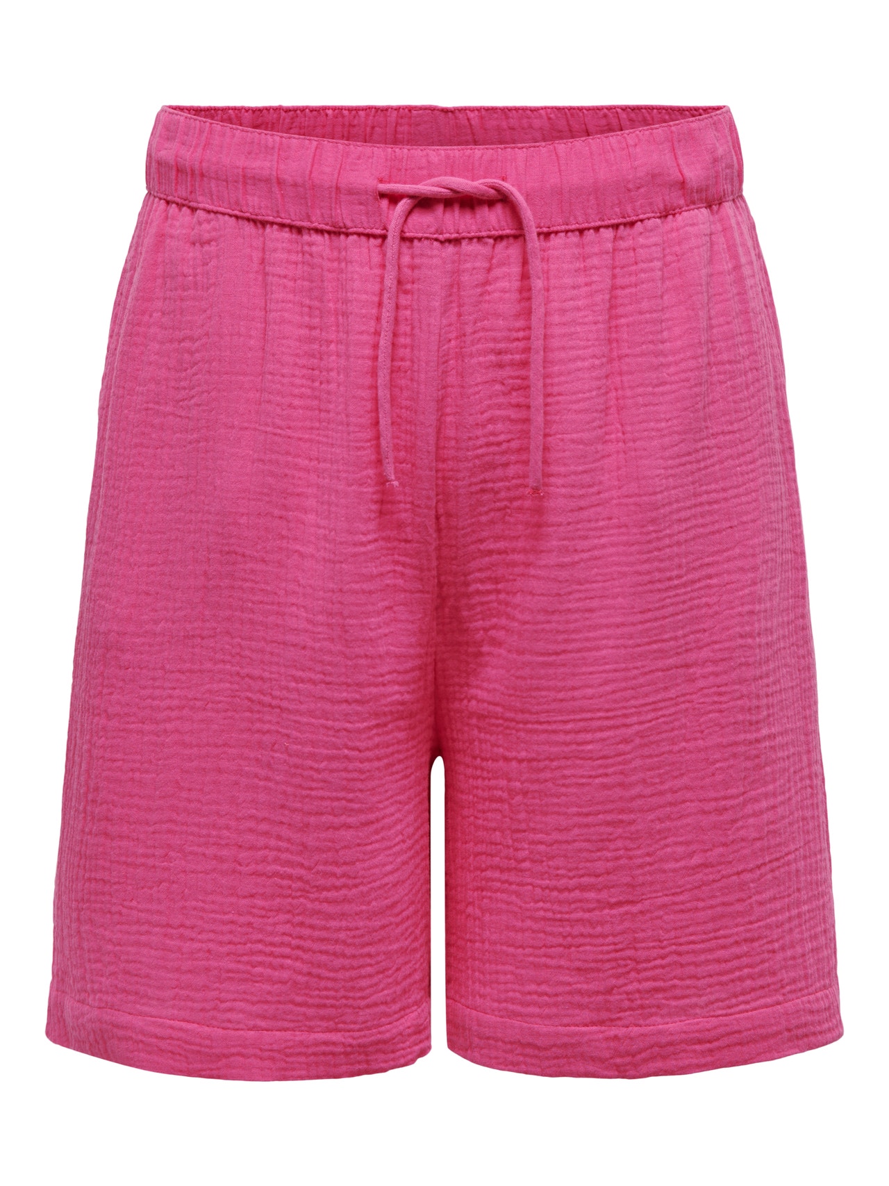 ONLY Curvy drawstring shorts -Fuchsia Purple - 15296629