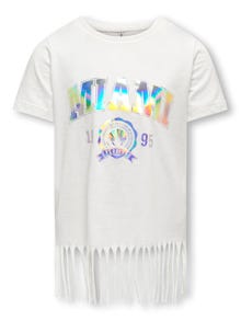 ONLY Boxy fit O-hals T-shirts -Cloud Dancer - 15296717