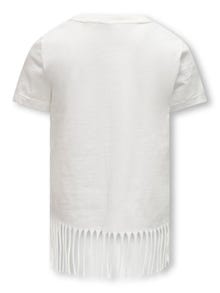 ONLY Box Fit Round Neck T-Shirt -Cloud Dancer - 15296717