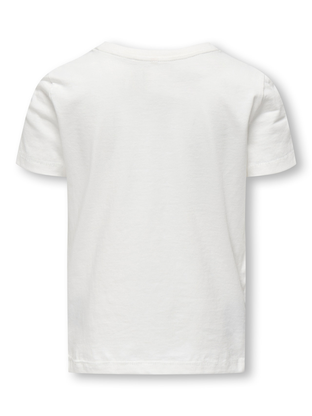 ONLY Regular Fit Round Neck T-Shirt -Cloud Dancer - 15296737