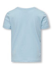 ONLY Normal geschnitten Rundhals T-Shirt -Clear Sky - 15296737