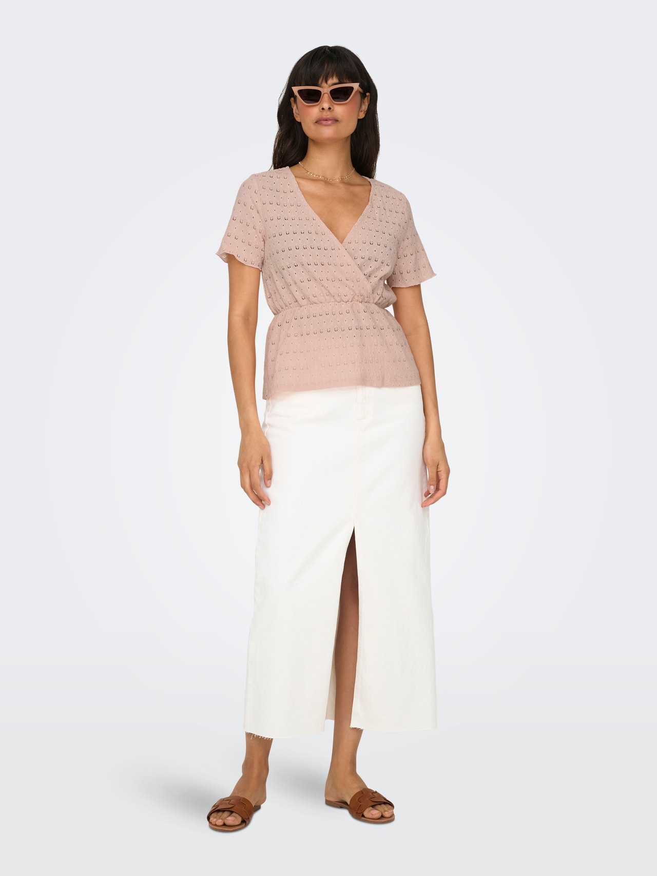 ONLY ONLROSALINE WIkkeltop -Rose Smoke - 15296769